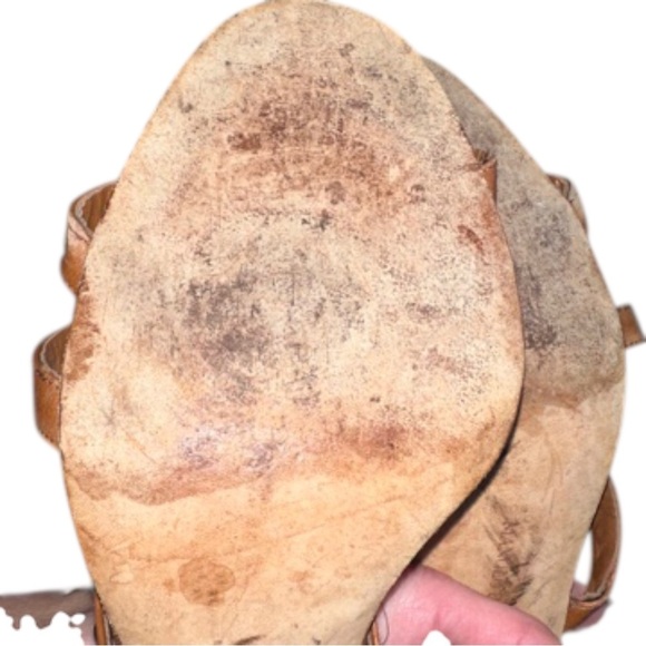 Manolo Blahnik Brown studded Leather Sandals size 41.5 - Picture 6 of 7